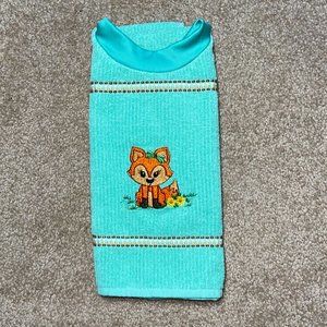 NWOT Baby Towel Bib Embroidered Age 1-5